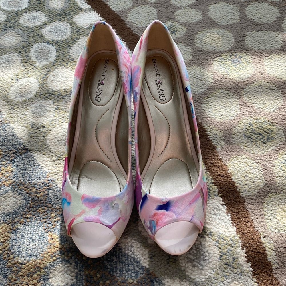 Open toe heels